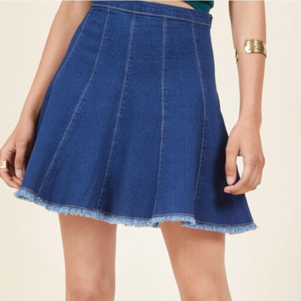 ModCloth Women’s Denim Mini Skirt